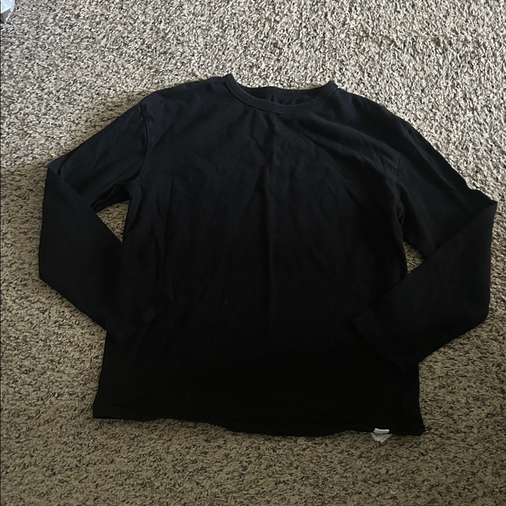 GAP Black Long Sleeve Tee boys size M (8) very good condition!